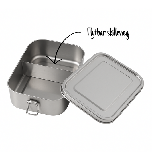 Madkasse i rustfrit stål 400ml - Emy Small