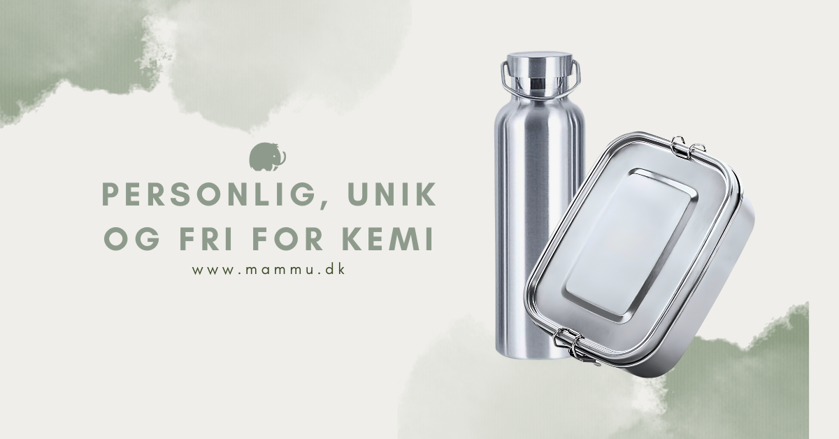 Madkasser, drikkedunke og tilbehør i rustfrit stål, nul kemi | Mammu