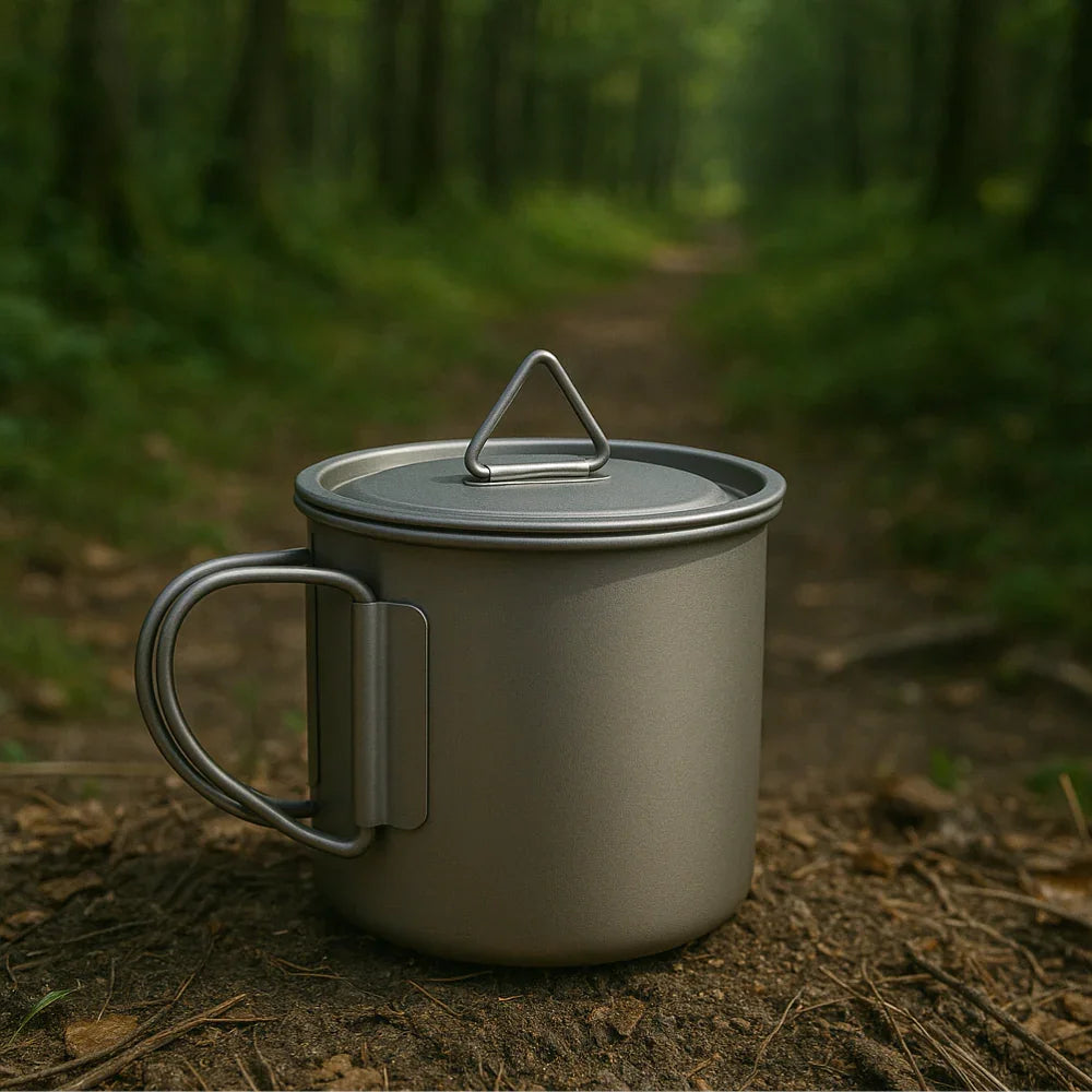 Titanium dobbeltvægget termo kop 550ml - Mammu