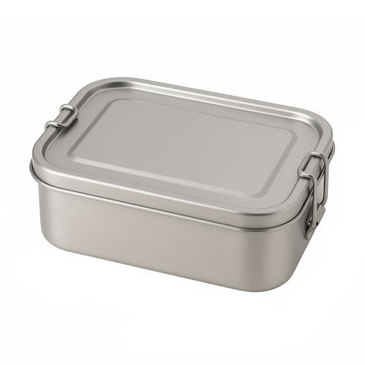 Madkasse i rustfrit stål 1.200ml - Emy Large