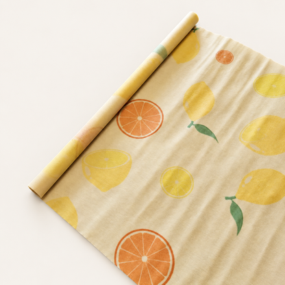 Bivoks papir rulle 100x33cm - et naturligt alternativ