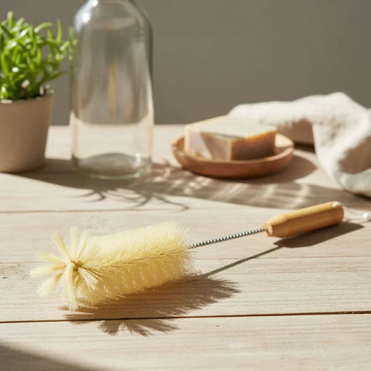 Flaskerenser med sisal børste - Mammu