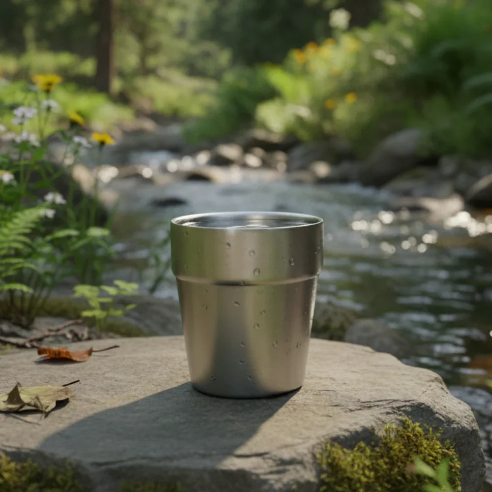 Kop i rustfrit stål - 260ml - Mammu