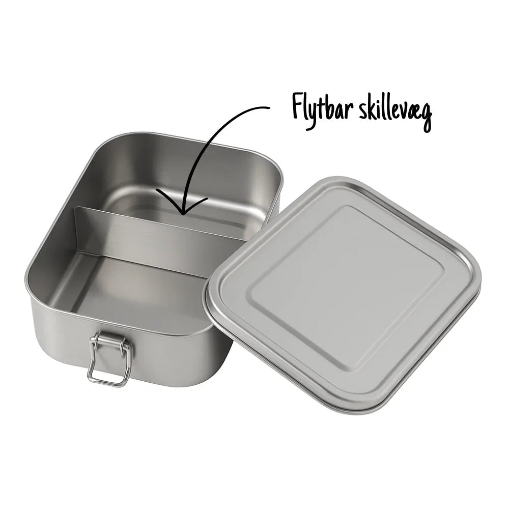 Madkasse i rustfrit stål 1.600ml - Grande - Mammu