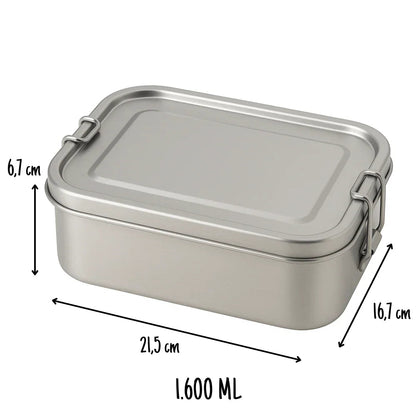 Madkasse i rustfrit stål 1.600ml - Grande - Mammu