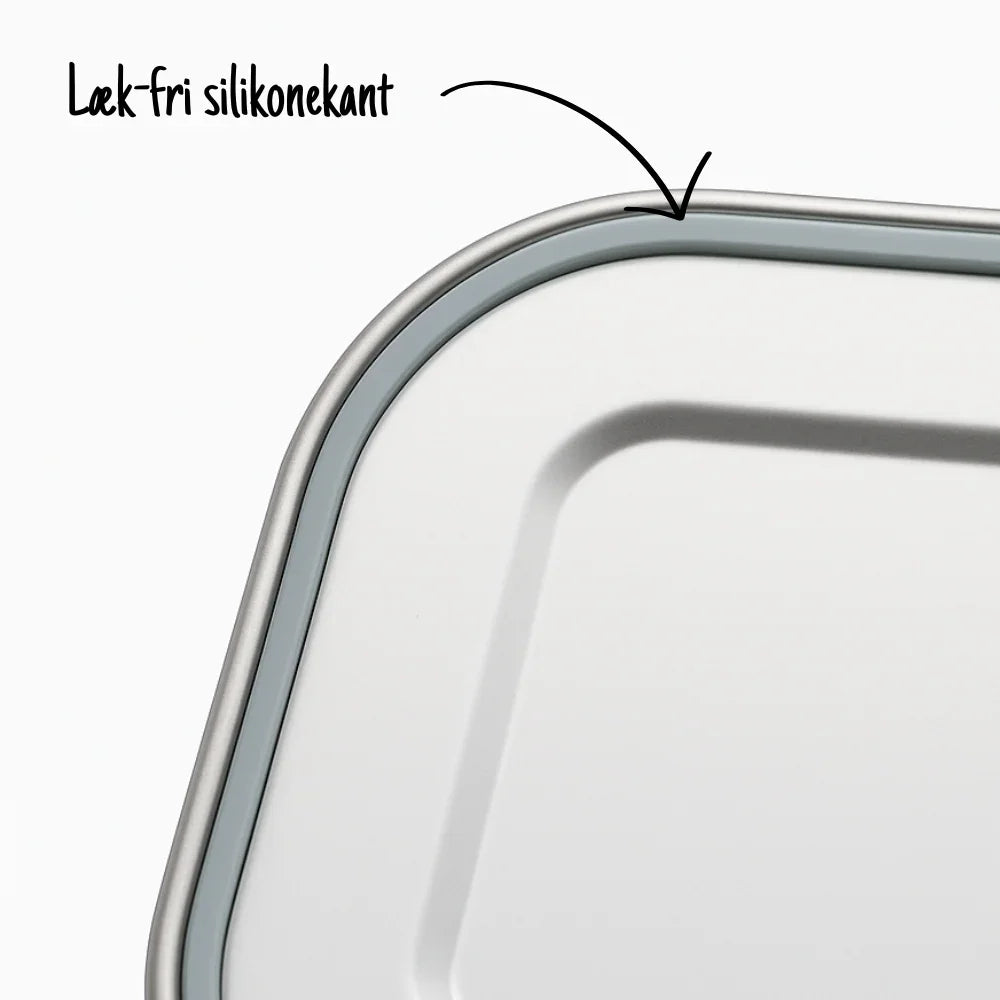 Madkasse i rustfrit stål 1.600ml - Grande - Mammu