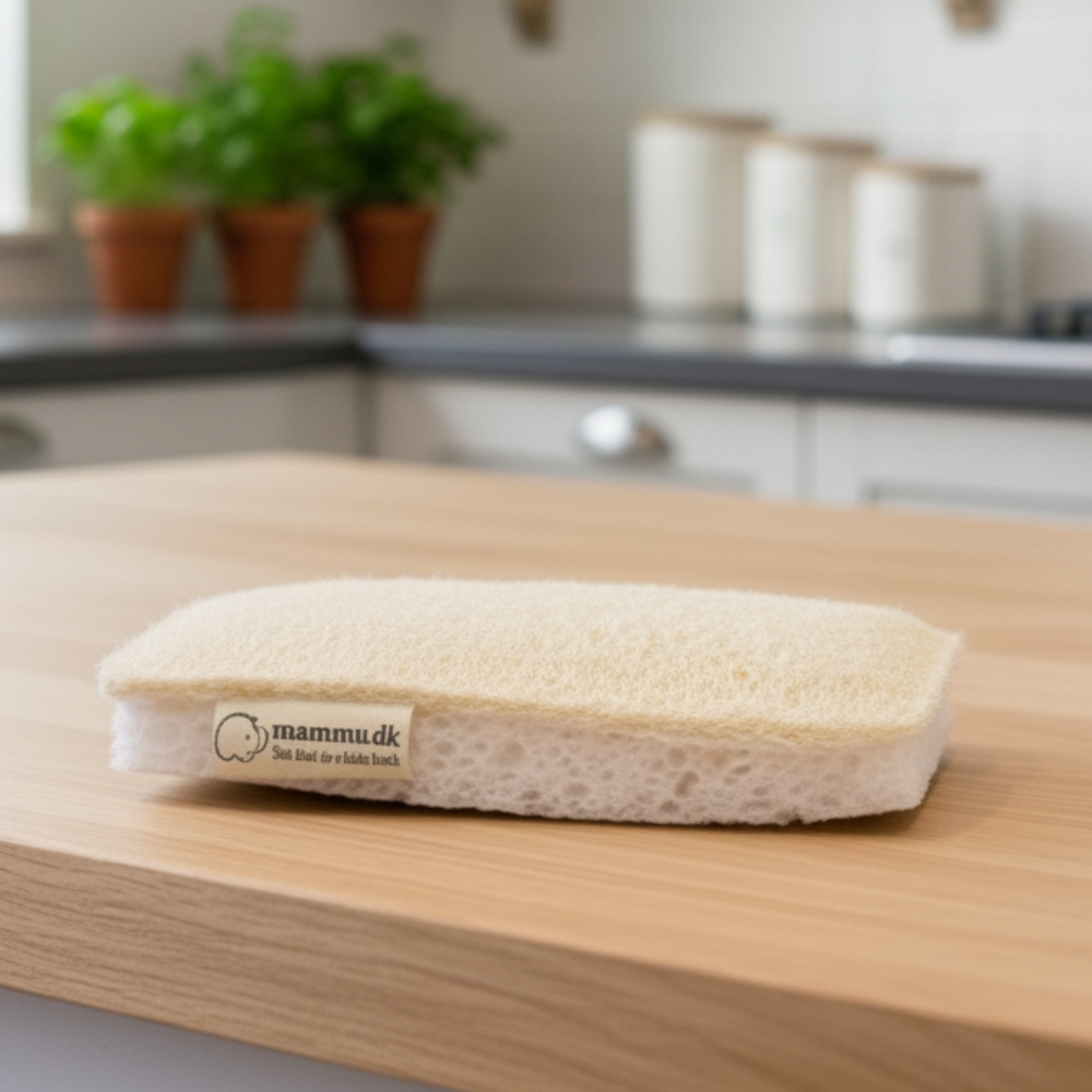 Bionedbrydelige loofah rengøringssvamp - 1 stk