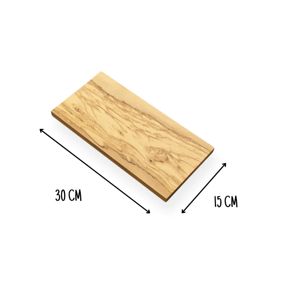 Smørebræt Square i oliventræ 30cm - Mammu