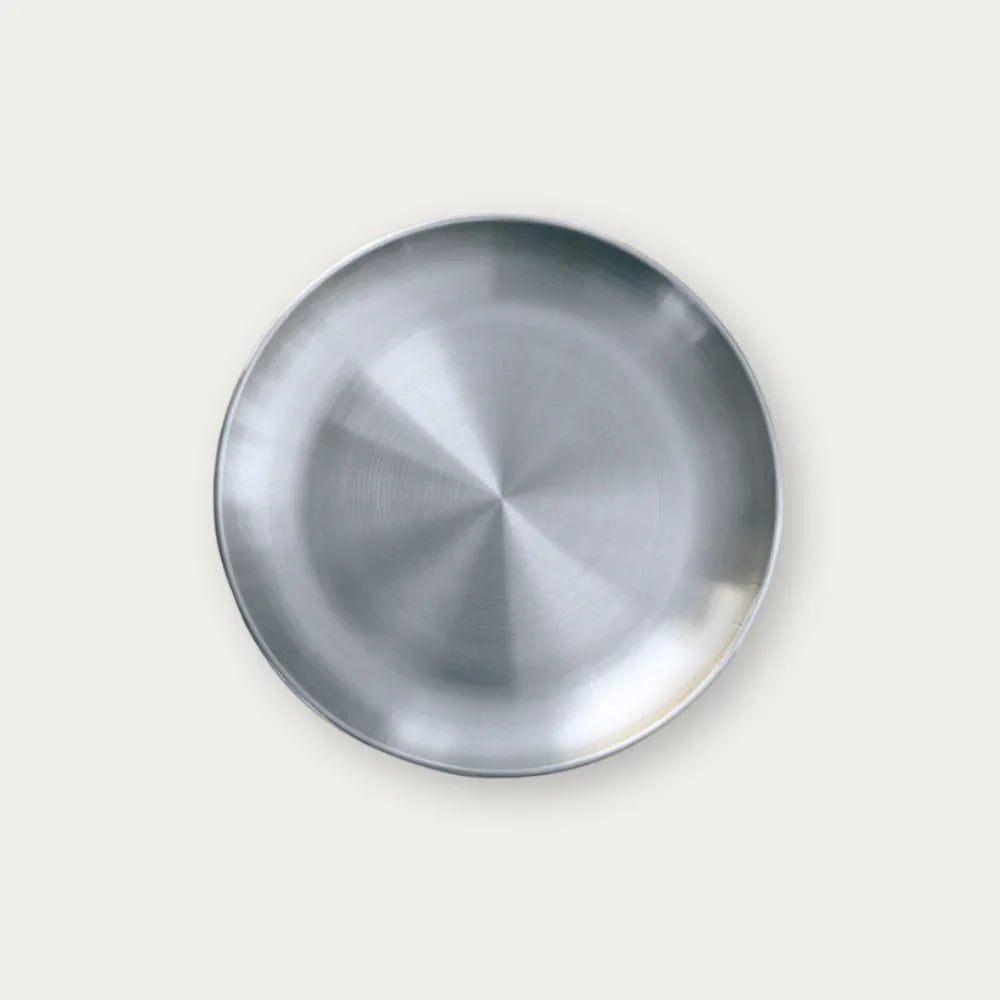Tallerken i rustfrit stål 20cm - Mammu