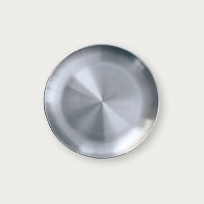 Tallerken i rustfrit stål 20cm - Mammu