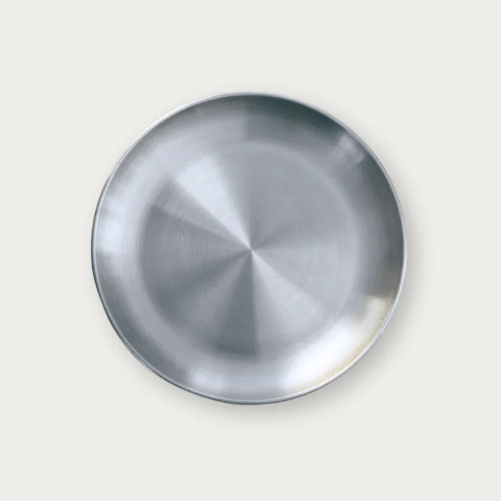 Tallerken i rustfrit stål 26cm - Mammu