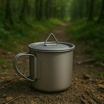 Titanium dobbeltvægget termo kop 550ml - Mammu